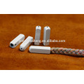 Die-casting alloy material white square cheap metal cord aglet